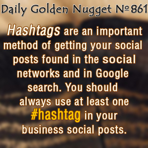 Understanding How and Why To Use Hashtags 1210-daily-golden-nugget-861