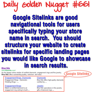 Understanding Google Sitelinks 1226-daily-golden-nugget-661