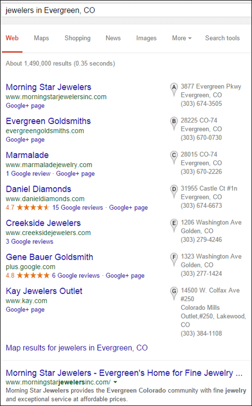 Morning Star Jewelers Website Review 1260-serp-jewelers-evergreen-co-94