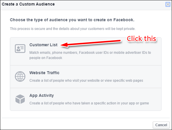 Uploading Your Customer List to Facebook Custom Audience: Holiday 2015 Run-up 1352-customer-list-18