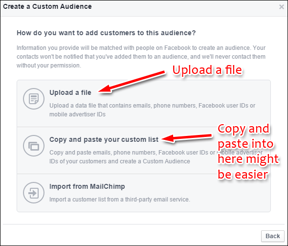 Uploading Your Customer List to Facebook Custom Audience: Holiday 2015 Run-up 1352-upload-list-64
