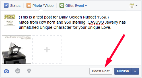 How-to Boost a Facebook Post TBT: : Holiday 2015 Run-up 1359-composing-post-83