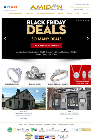 Amidon Jewelers Black Friday Email & Website Review 1532-amidon-desktop-home-75
