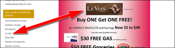 Amidon Jewelers Black Friday Email & Website Review 1532-levian-link-33