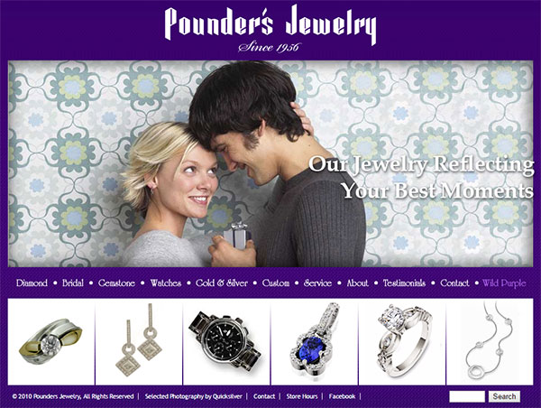 TamRon Jewelry Design Technical Website Review 1545-pounders-jewelry-home-11