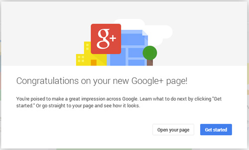 How-To Create a New Google+ Page for Non-Local Businesses 4921-961-congrats
