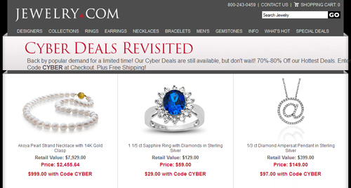Email Analysis of a Large e-Tail Jeweler 5445-883-webpage-cyber-deals