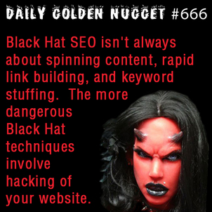 Devilish Black Hat Spamming SEO 7645-daily-golden-nugget-666