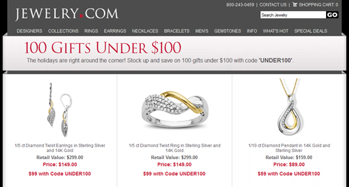 Email Analysis of a Large e-Tail Jeweler 9438-883-webpage-under-100