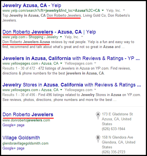 Don Roberto Jewelers Website Review 955-1015-serp-results