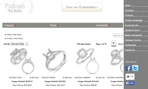 Pattons Fine Jewelry Website Review 9583-899-pattons-fine-jewelry-catalog