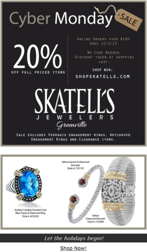 Black Friday and Cyber Monday Email Campaign Mistakes 9911-877-skatells-12-01-2013