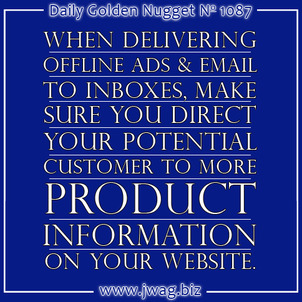 Offline and Email Marketing Campaigns To Sell Your Products daily-golden-nugget-1087-57