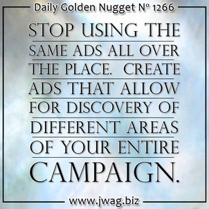Create Marketing Campaigns That Allow For Natural Discovery of the Full Message daily-golden-nugget-1266-23