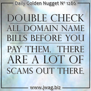 Protect Yourself From Continued Domain Name Scams daily-golden-nugget-1286-8