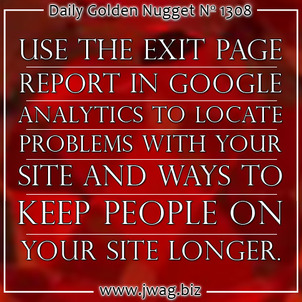 Exit Pages: Practical SEO Guide daily-golden-nugget-1308-14