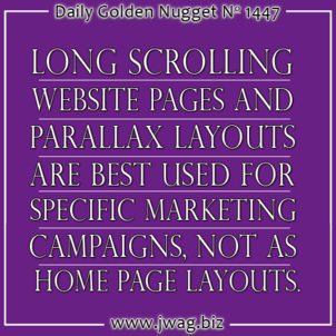 The Benefits of Using Long Scrolling Pages and Parallax Layouts on Your Website daily-golden-nugget-1447-12